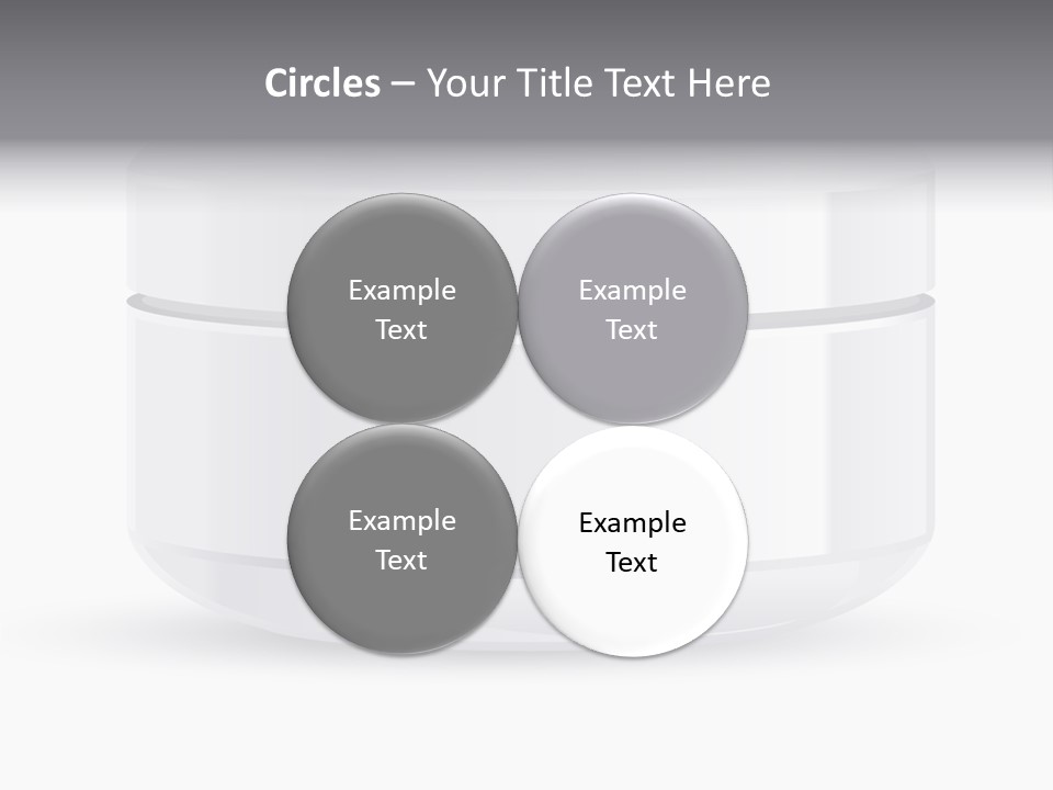 Moisturizer Hygiene Jar PowerPoint Template