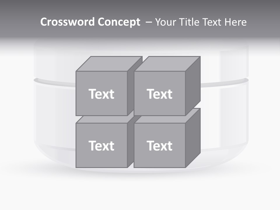 Moisturizer Hygiene Jar PowerPoint Template