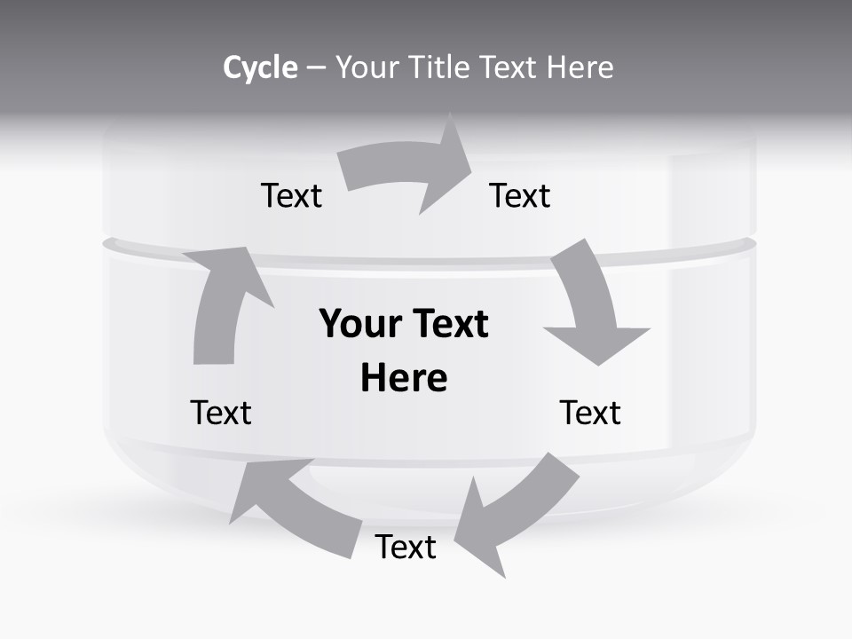 Moisturizer Hygiene Jar PowerPoint Template