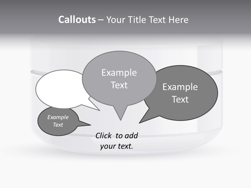 Moisturizer Hygiene Jar PowerPoint Template