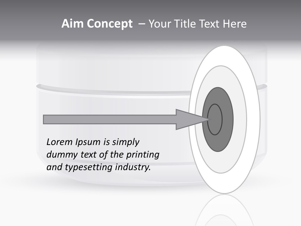 Moisturizer Hygiene Jar PowerPoint Template