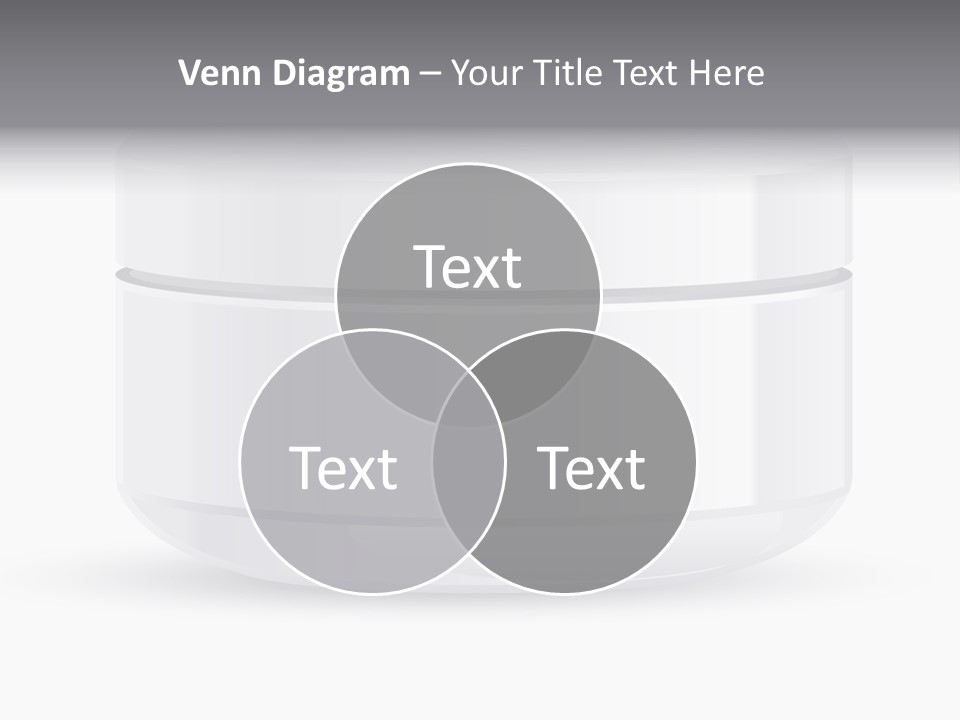 Moisturizer Hygiene Jar PowerPoint Template