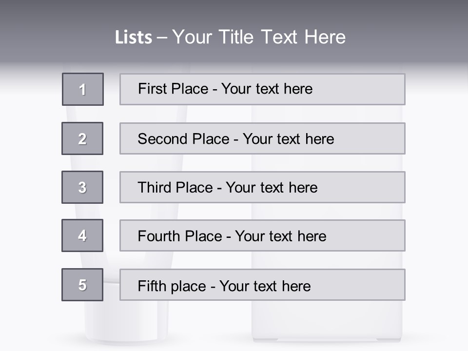 Aftershave Cosmetic Illustration PowerPoint Template