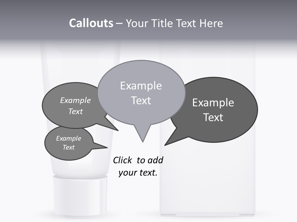 Aftershave Cosmetic Illustration PowerPoint Template