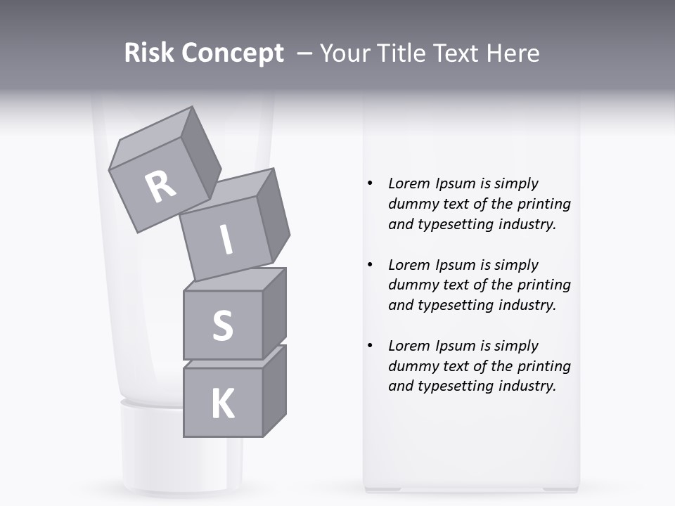 Aftershave Cosmetic Illustration PowerPoint Template