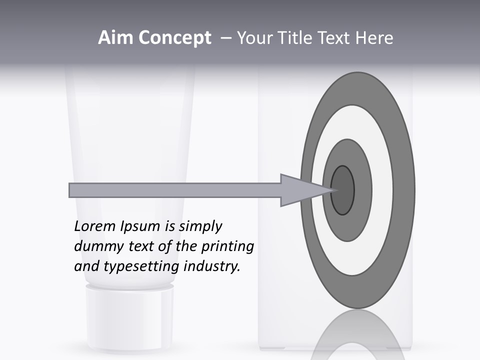 Aftershave Cosmetic Illustration PowerPoint Template