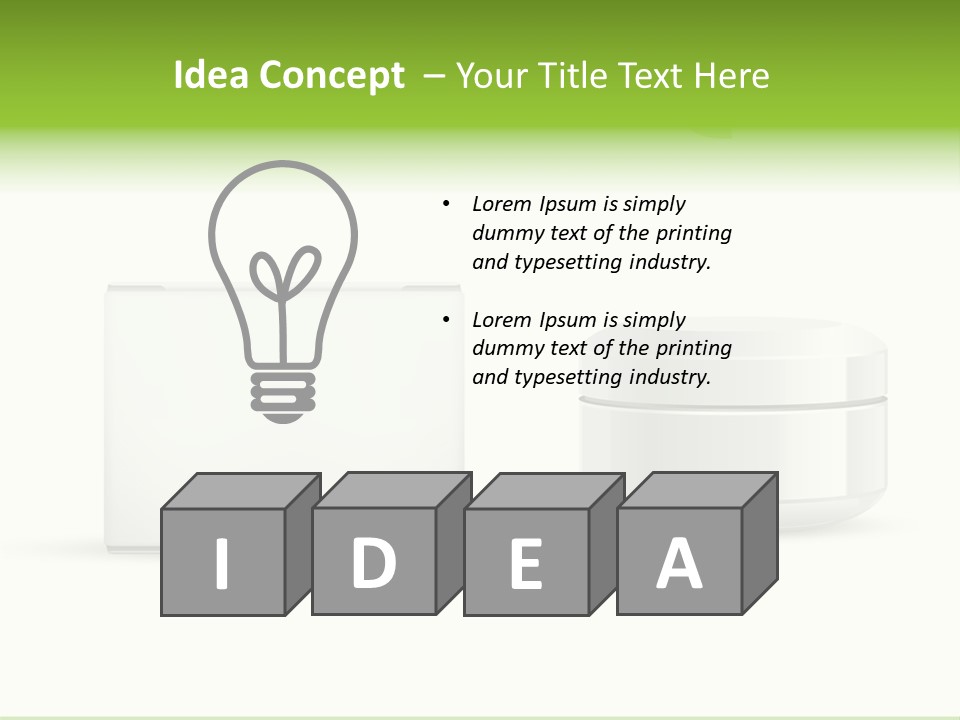 Beauty Face Liquid PowerPoint Template