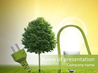 Blume Wald Natur PowerPoint Template