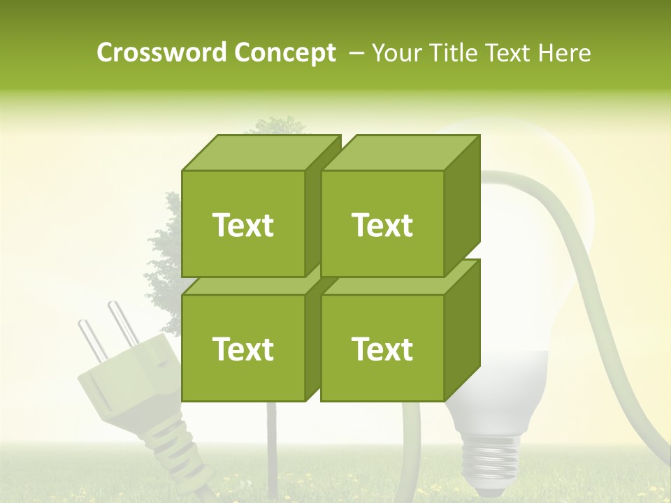 Blume Wald Natur PowerPoint Template