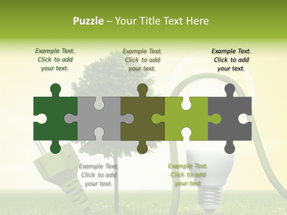 Blume Wald Natur PowerPoint Template