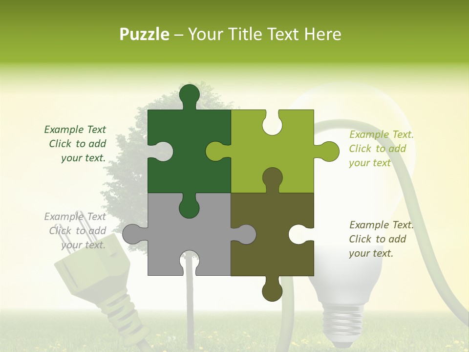 Blume Wald Natur PowerPoint Template