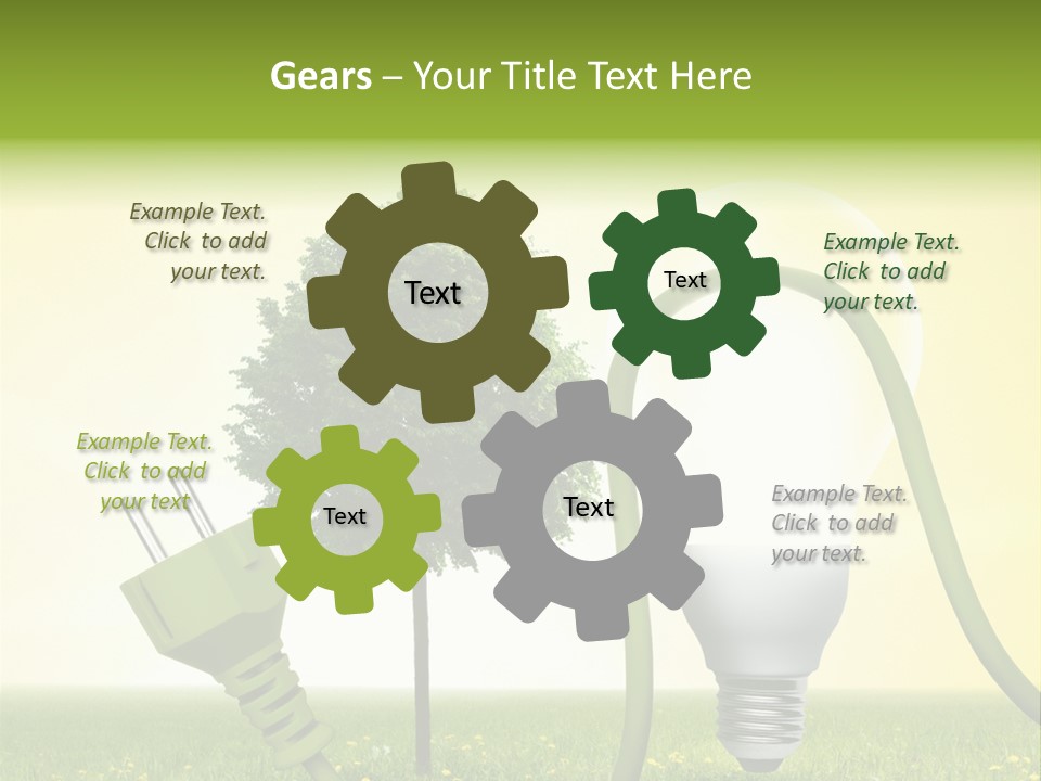 Blume Wald Natur PowerPoint Template