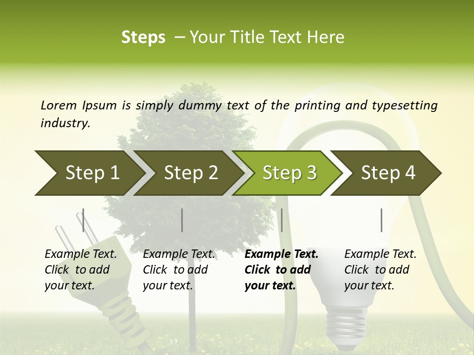 Blume Wald Natur PowerPoint Template