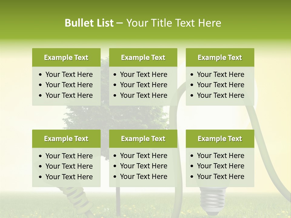 Blume Wald Natur PowerPoint Template