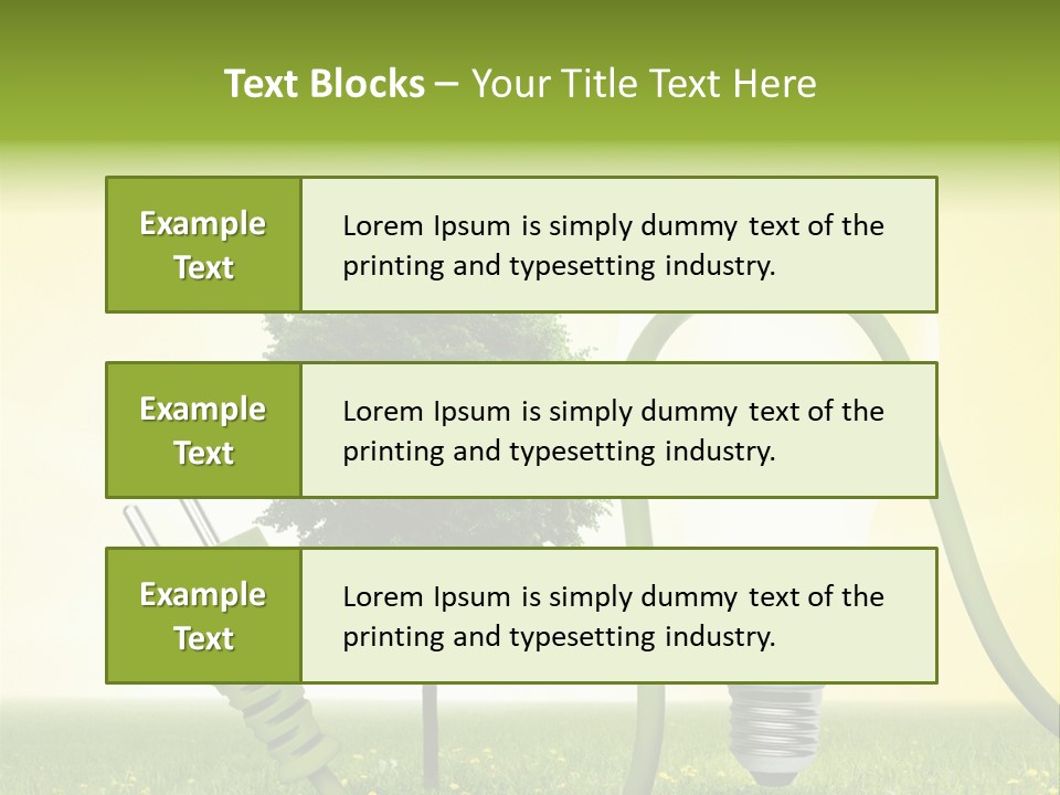 Blume Wald Natur PowerPoint Template