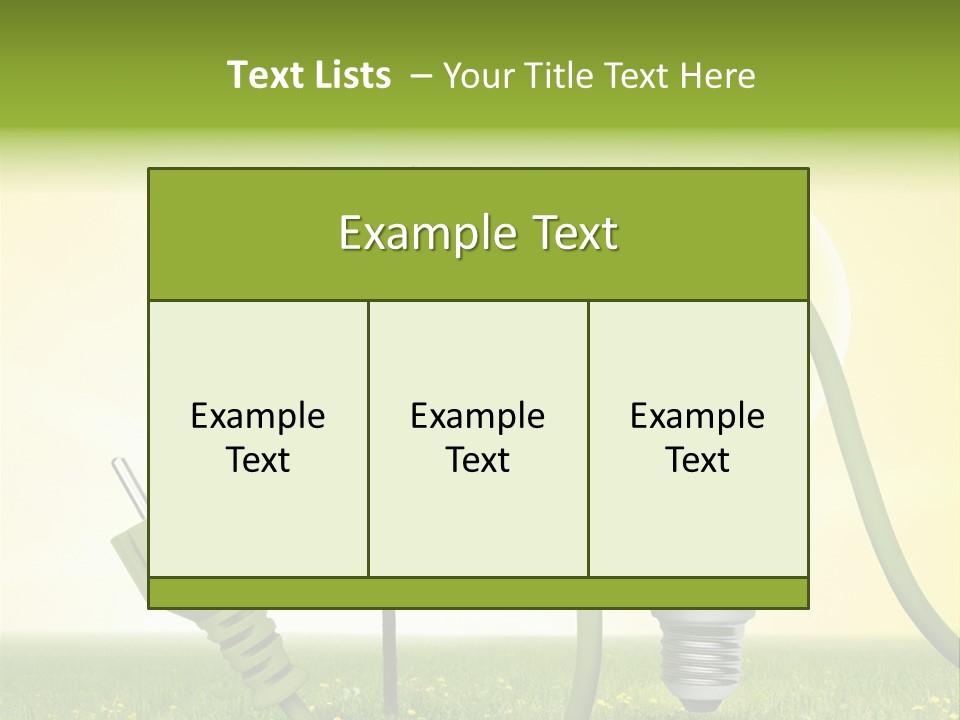 Blume Wald Natur PowerPoint Template