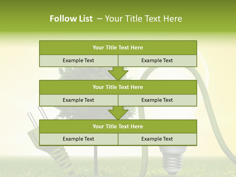 Blume Wald Natur PowerPoint Template