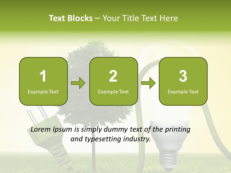 Blume Wald Natur PowerPoint Template
