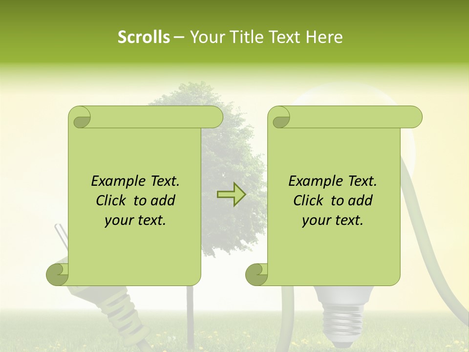 Blume Wald Natur PowerPoint Template