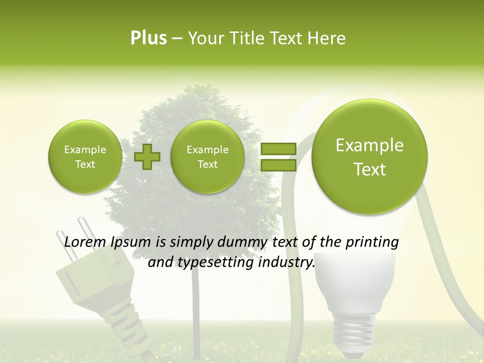 Blume Wald Natur PowerPoint Template