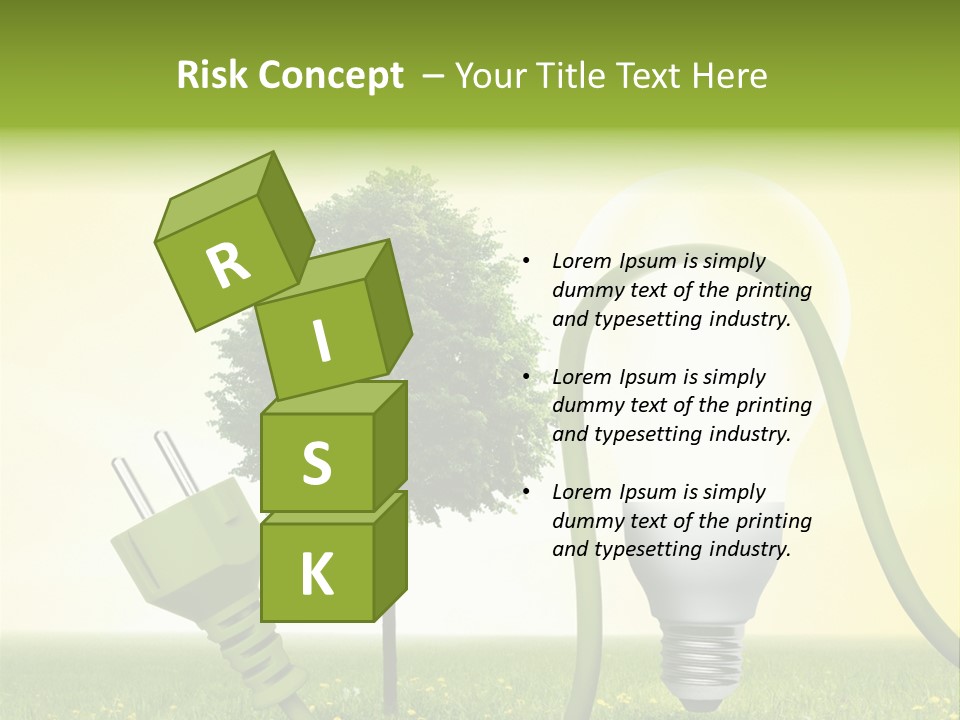 Blume Wald Natur PowerPoint Template