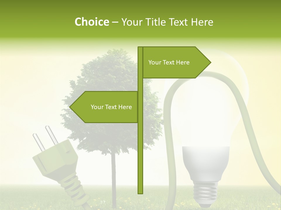 Blume Wald Natur PowerPoint Template