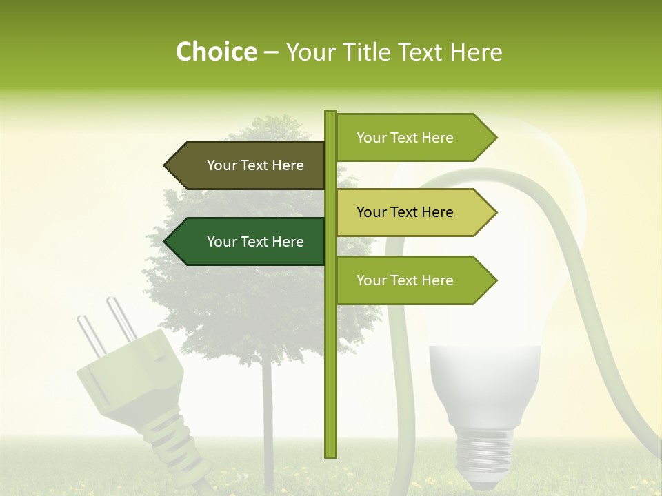 Blume Wald Natur PowerPoint Template