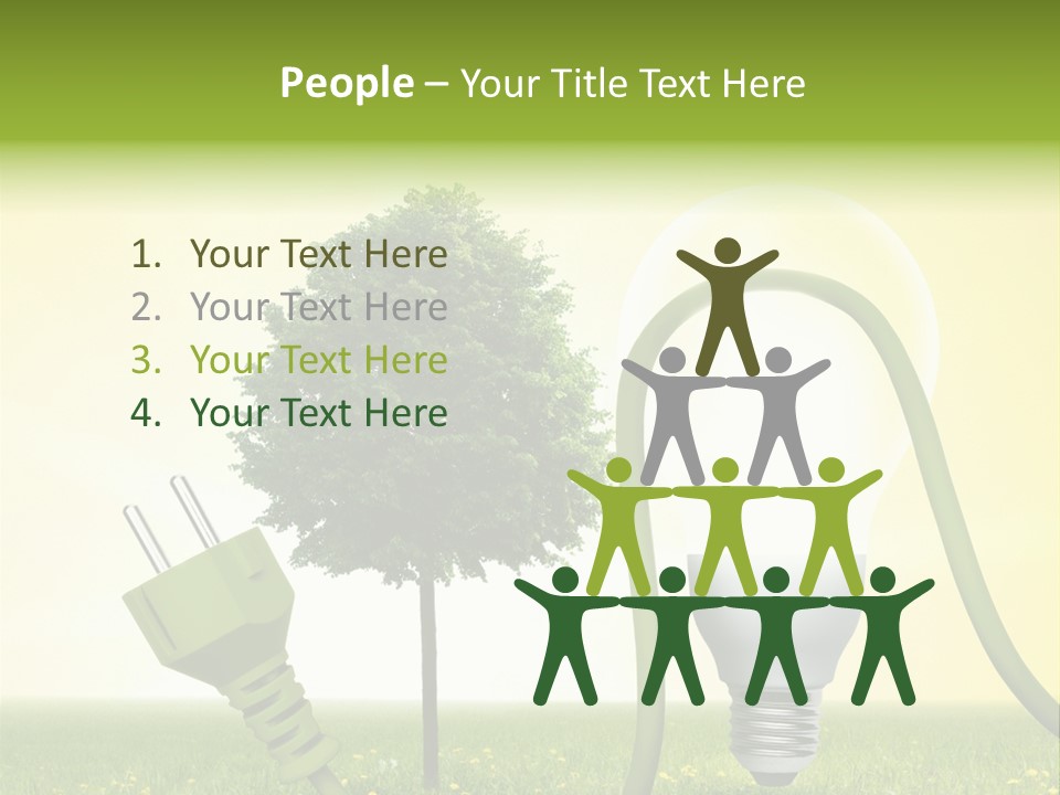 Blume Wald Natur PowerPoint Template