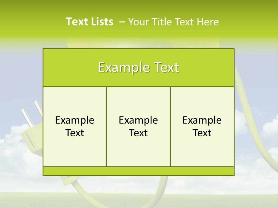 Erneuerbar Blume Wei PowerPoint Template