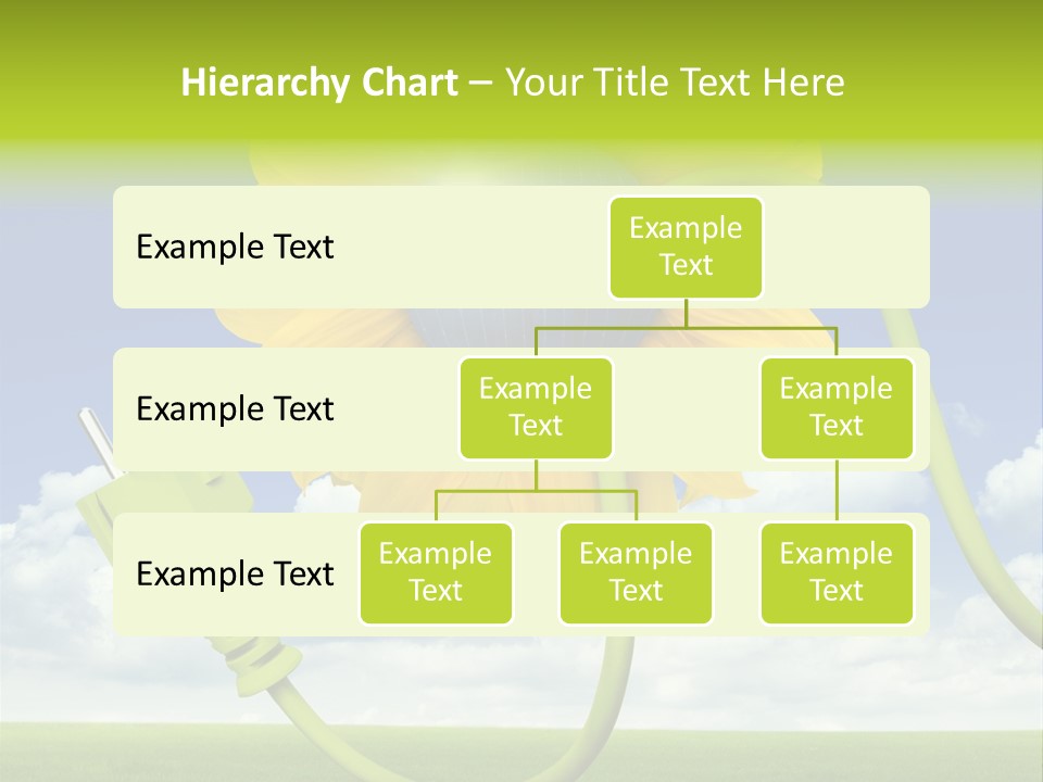 Erneuerbar Blume Wei PowerPoint Template