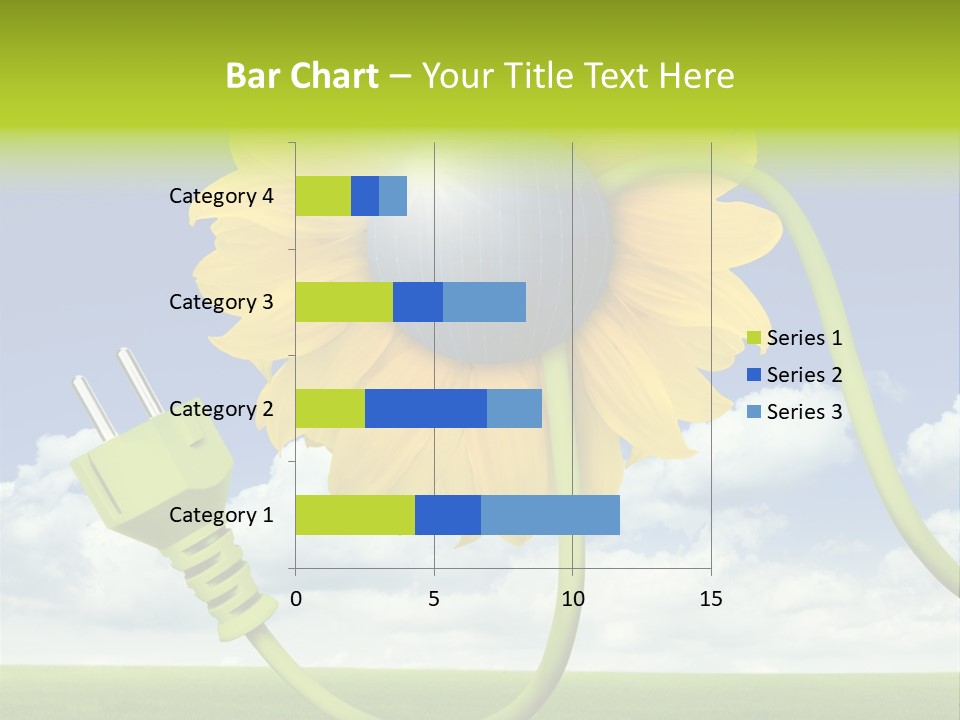 Erneuerbar Blume Wei PowerPoint Template