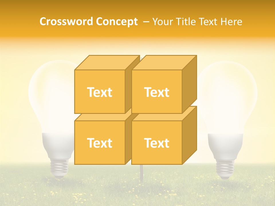 Lampe Schutz Baum PowerPoint Template