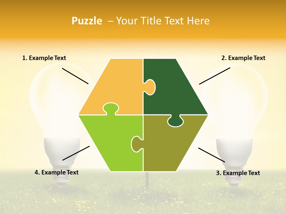 Lampe Schutz Baum PowerPoint Template
