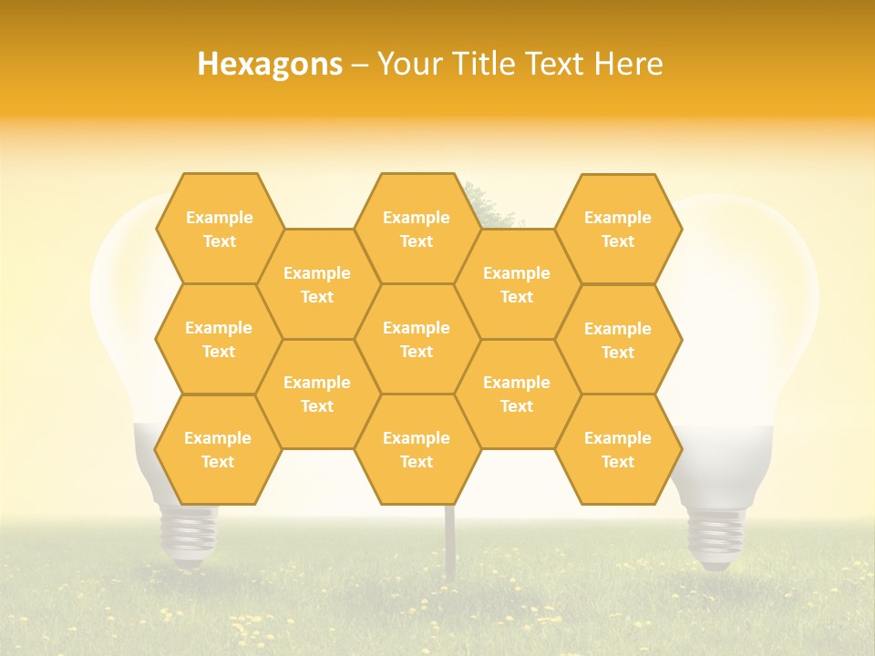 Lampe Schutz Baum PowerPoint Template