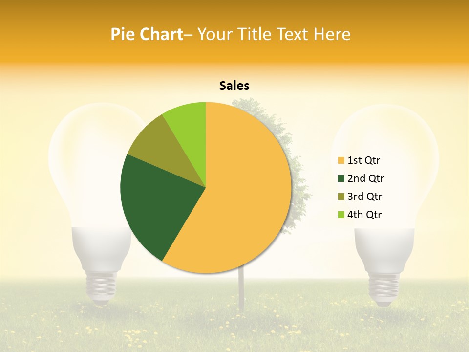 Lampe Schutz Baum PowerPoint Template