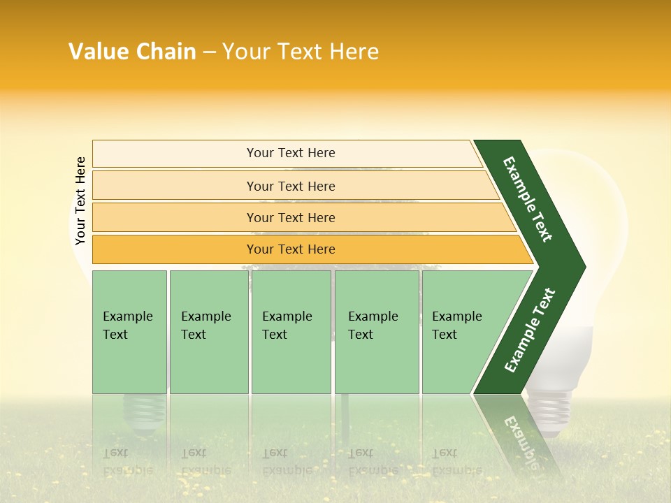 Lampe Schutz Baum PowerPoint Template