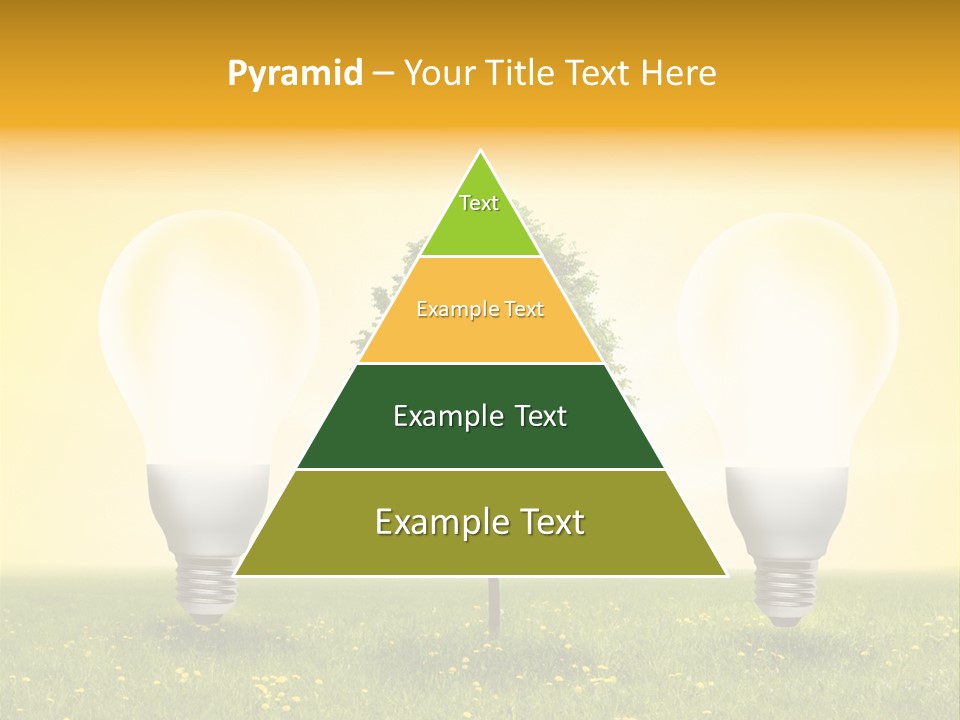 Lampe Schutz Baum PowerPoint Template