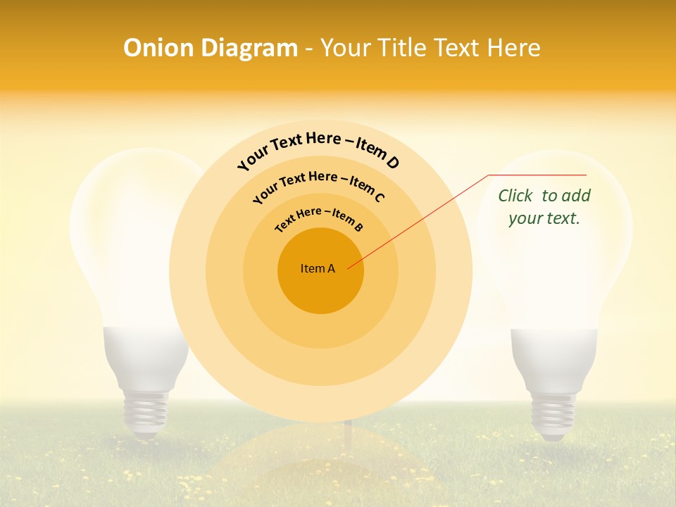 Lampe Schutz Baum PowerPoint Template
