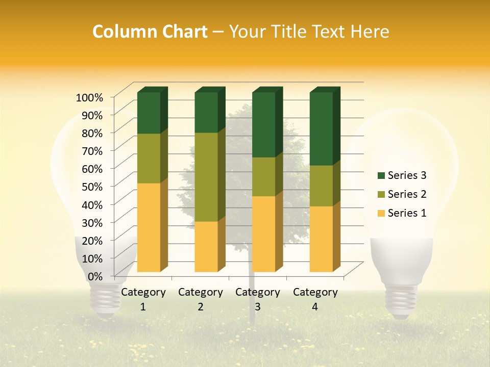 Lampe Schutz Baum PowerPoint Template