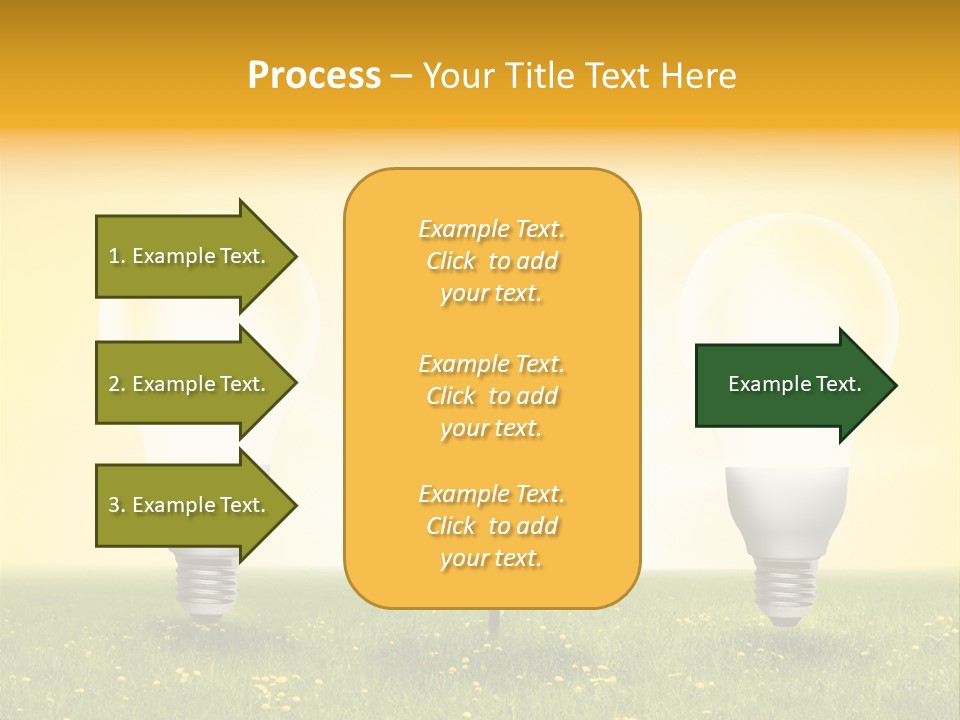 Lampe Schutz Baum PowerPoint Template