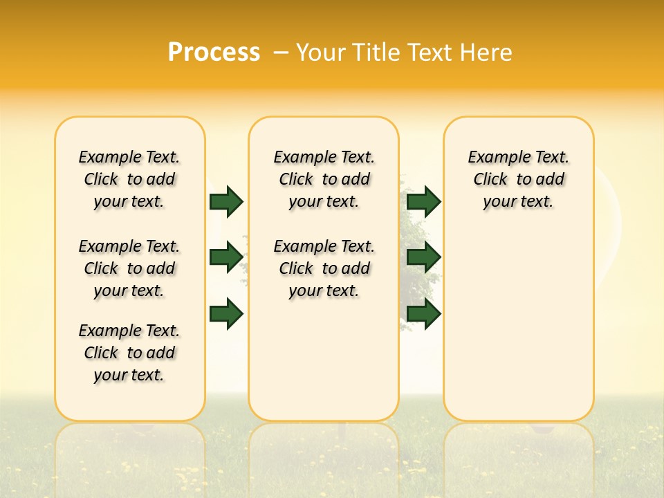 Lampe Schutz Baum PowerPoint Template