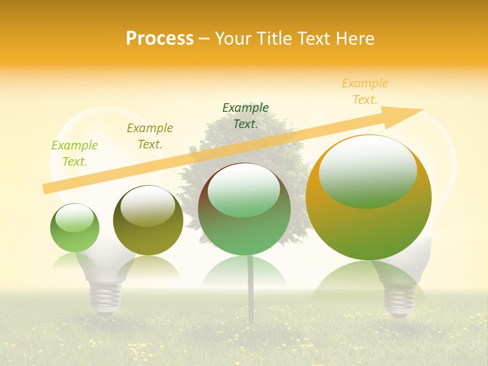 Lampe Schutz Baum PowerPoint Template