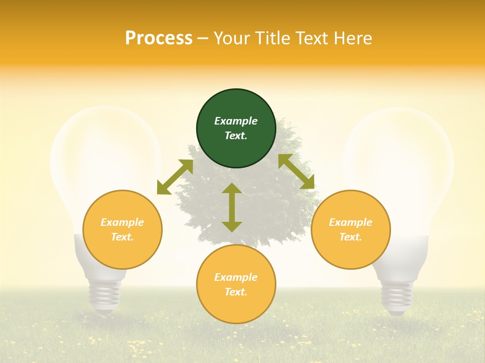 Lampe Schutz Baum PowerPoint Template