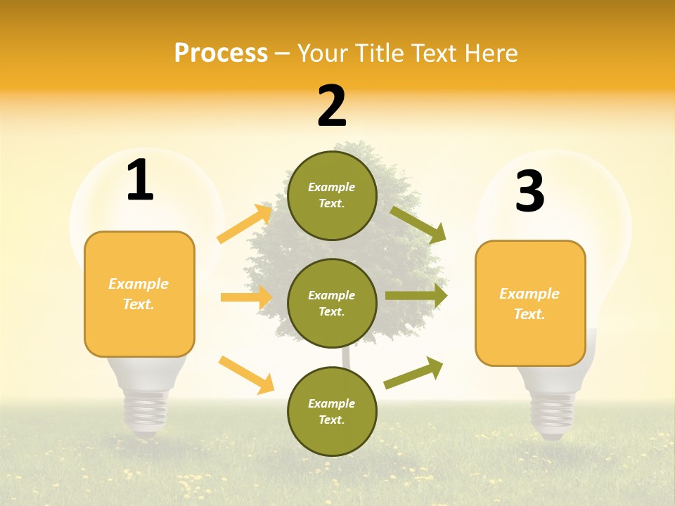 Lampe Schutz Baum PowerPoint Template