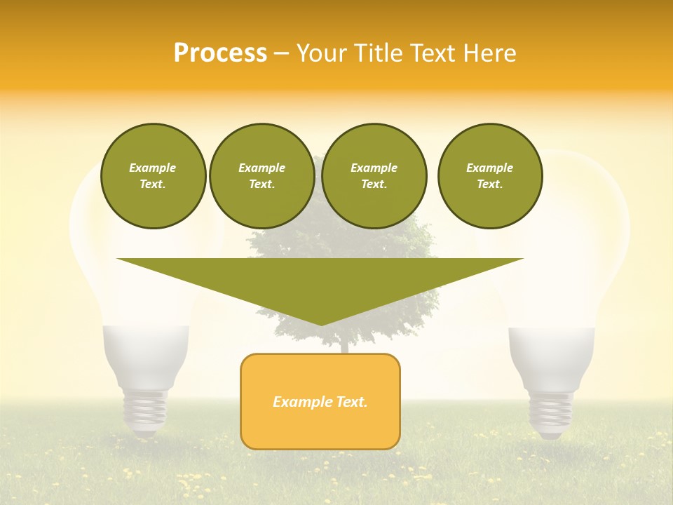Lampe Schutz Baum PowerPoint Template
