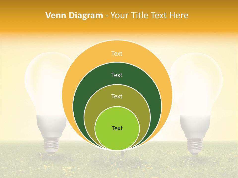 Lampe Schutz Baum PowerPoint Template