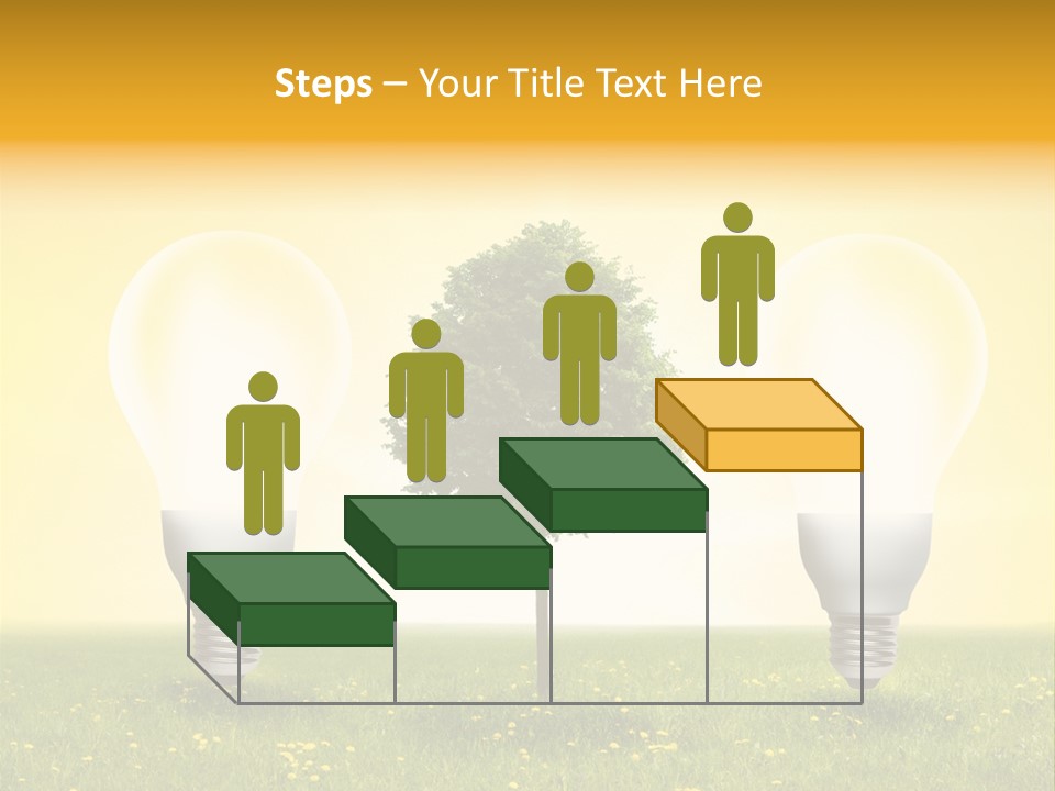 Lampe Schutz Baum PowerPoint Template