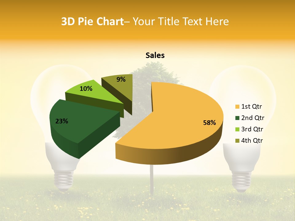 Lampe Schutz Baum PowerPoint Template