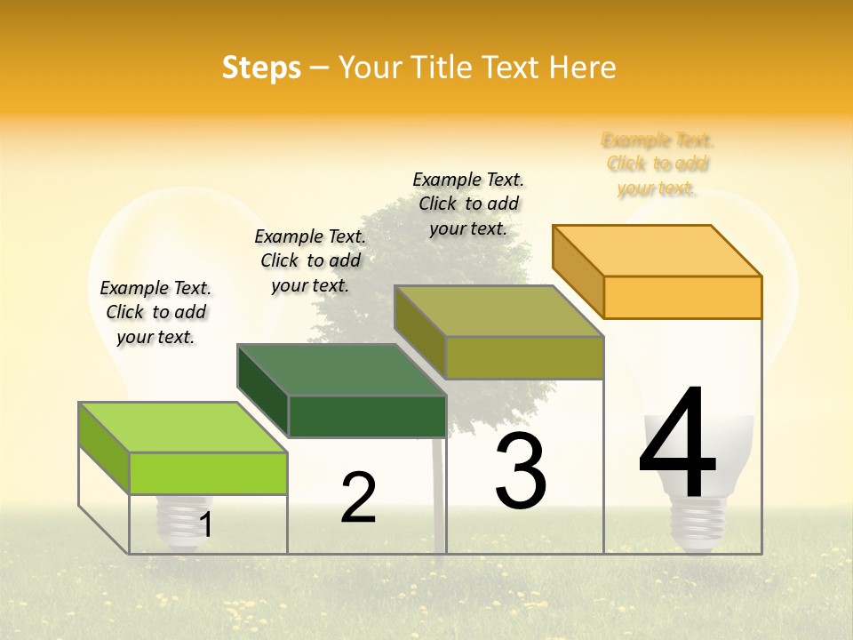 Lampe Schutz Baum PowerPoint Template
