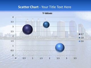 Light Metropolis Over PowerPoint Template